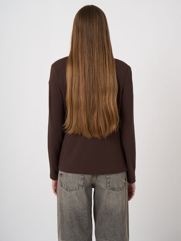 French-Terry-Blazer aus Modal-Baumwolle image number 3