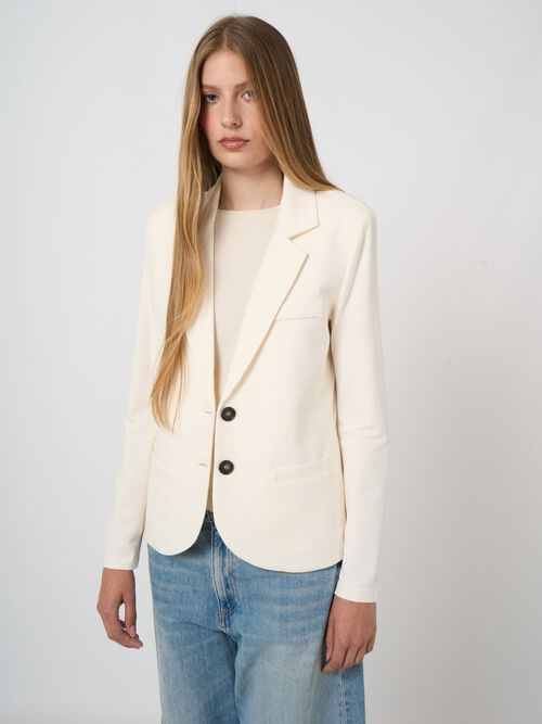 French-Terry-Blazer aus Modal-Baumwolle