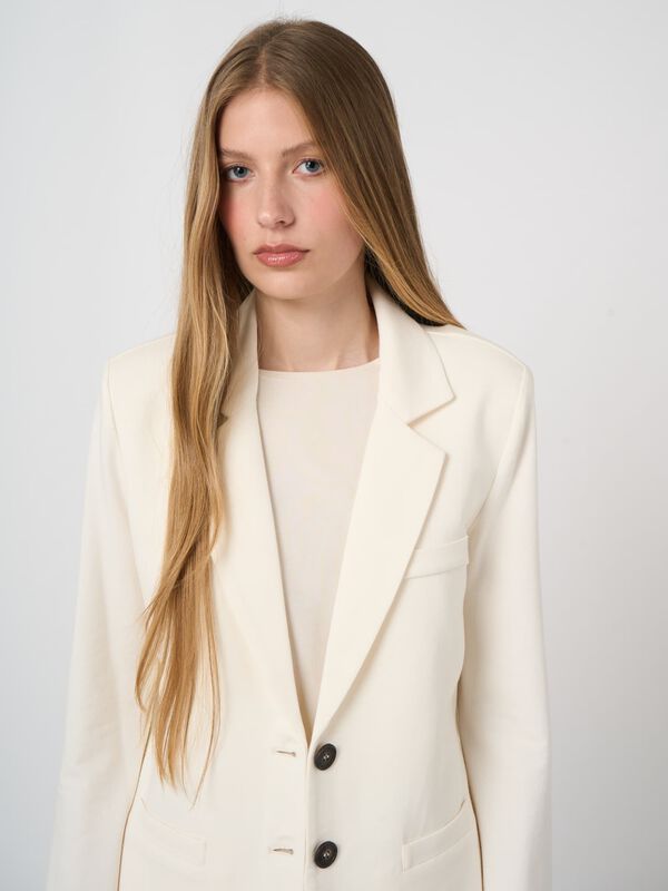 French-Terry-Blazer aus Modal-Baumwolle image number 1