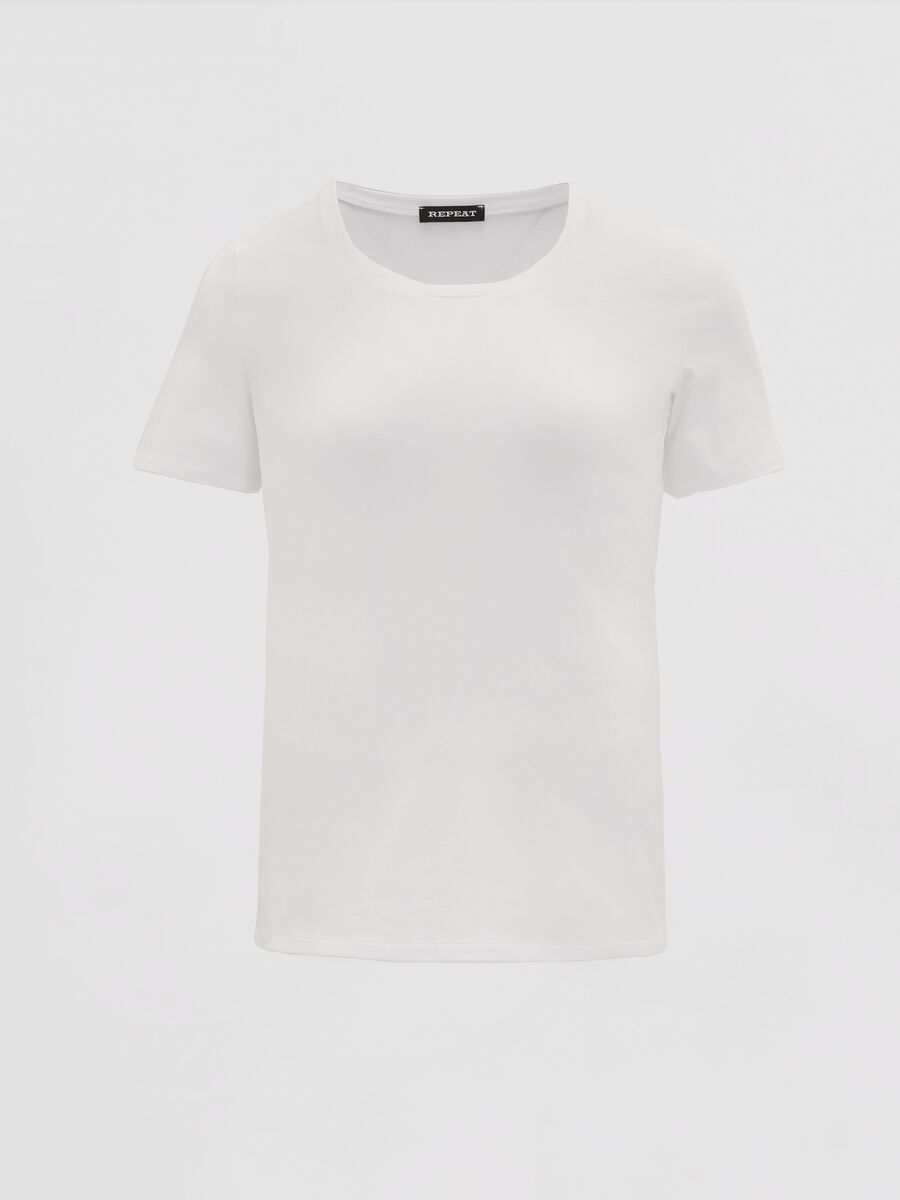 Basic cotton crew neck T-shirt image number 0