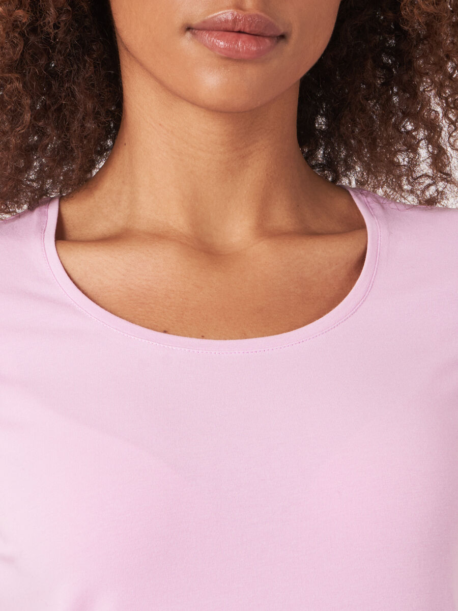 Basic cotton crew neck T-shirt image number 3