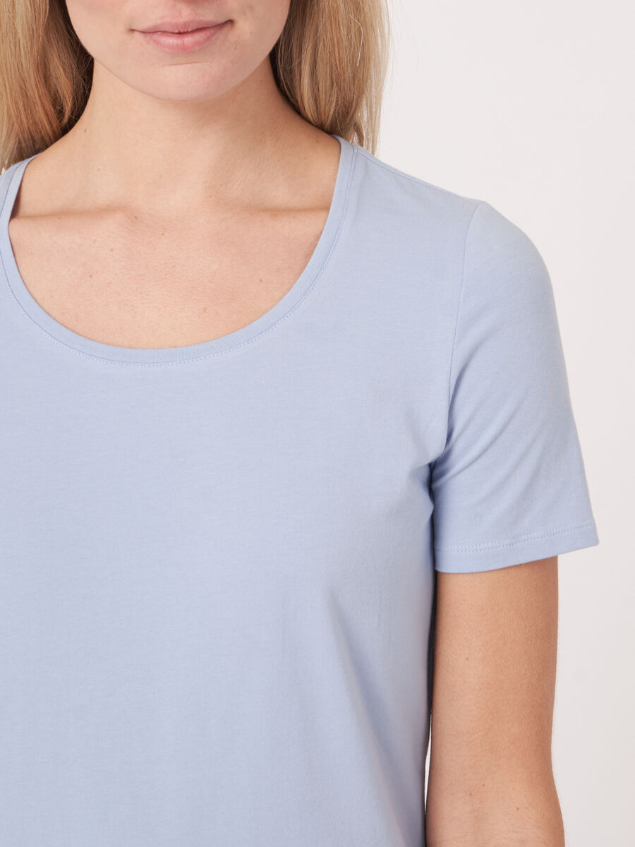 Basic cotton crew neck T-shirt image number 2