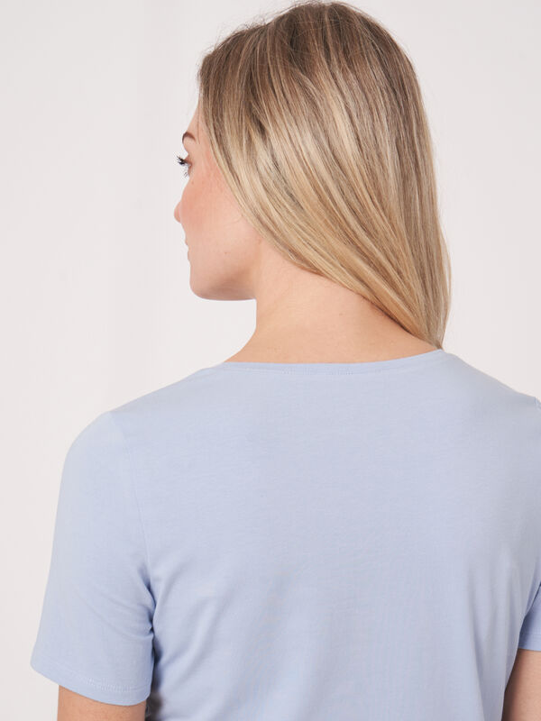 Basic cotton crew neck T-shirt image number 3