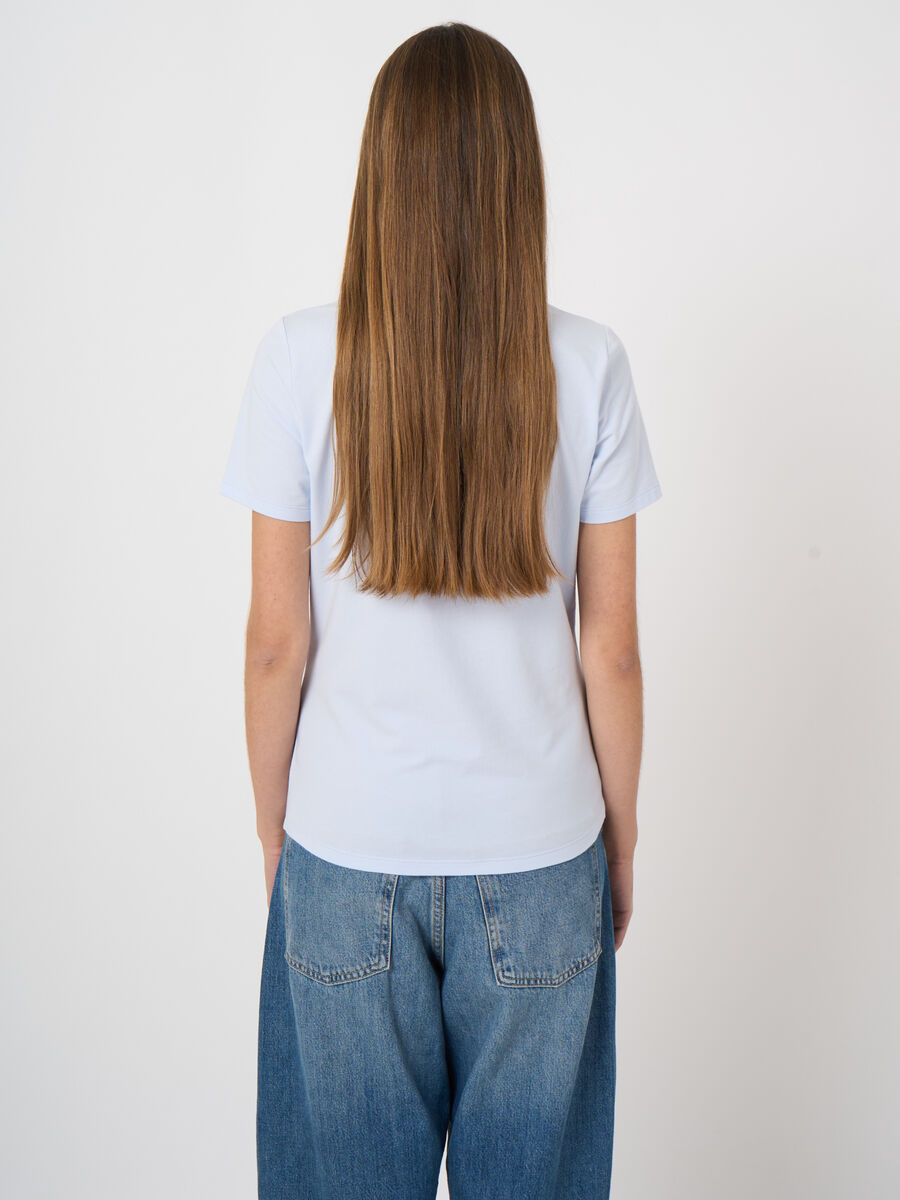 Soft stretch cotton crew neck t-shirt image number 3