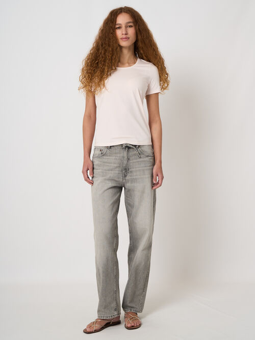 Soft stretch cotton crew neck t-shirt