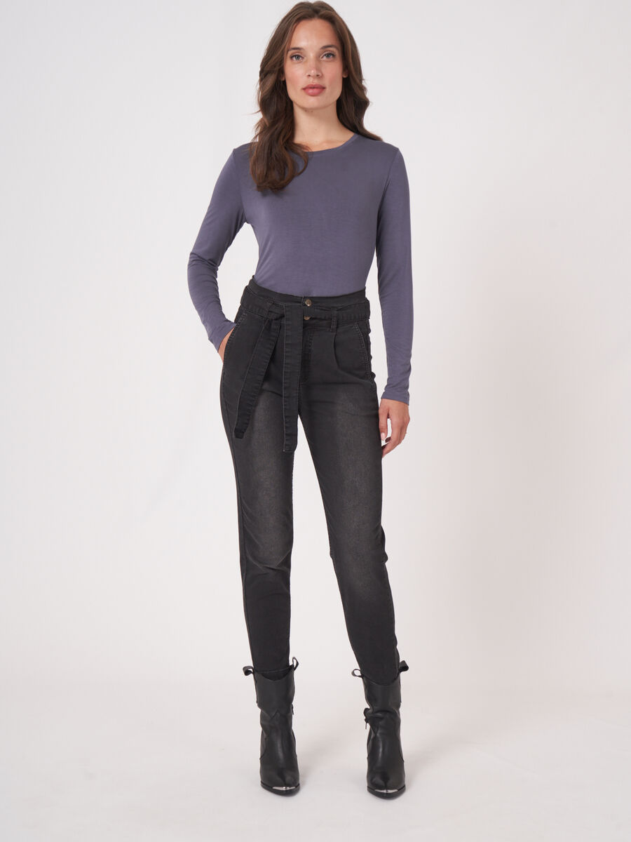 Basic women's long-sleeved top image number 44