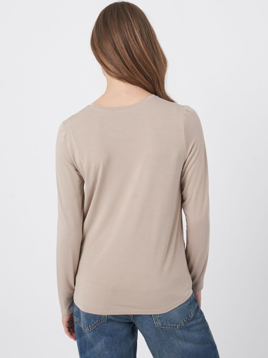 Basic women's long-sleeved top image number 3