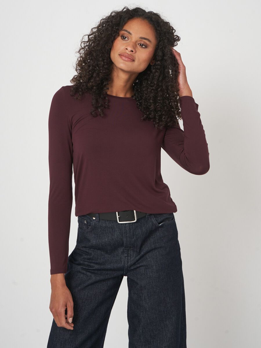 Basic women's long-sleeved top image number 2