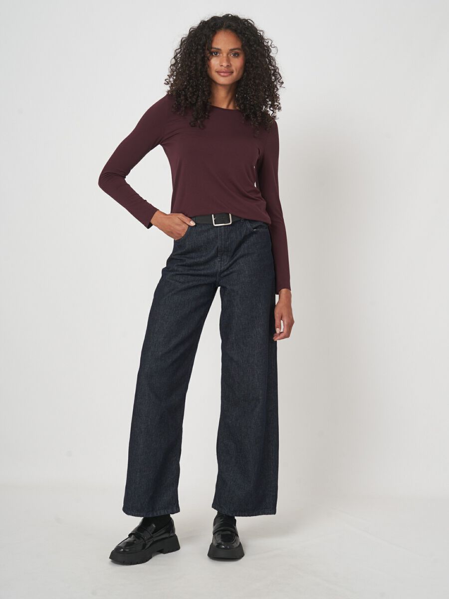 Basic women's long-sleeved top image number 3