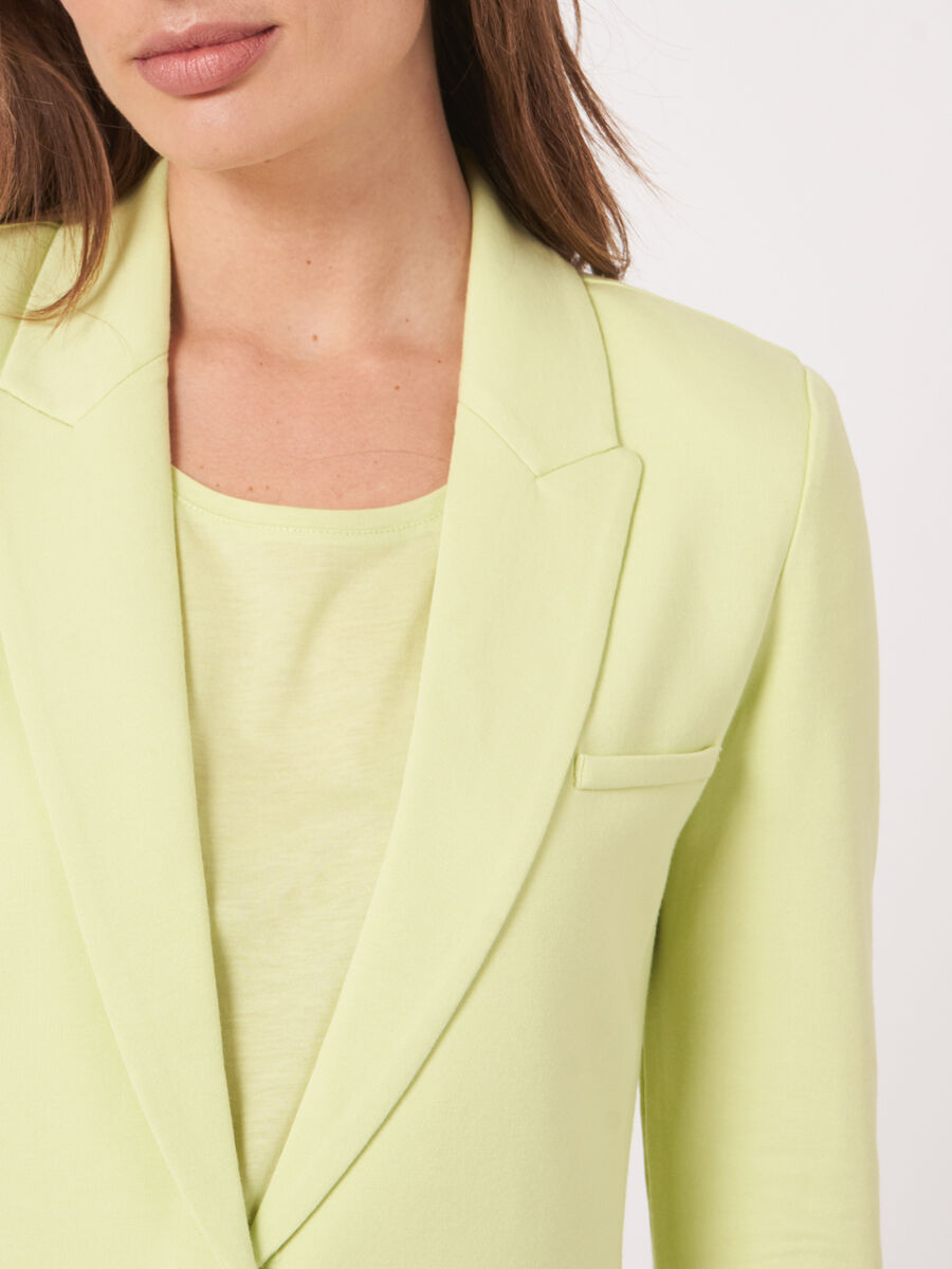 Mittellanger Blazer aus Sweatshirtstoff image number 2