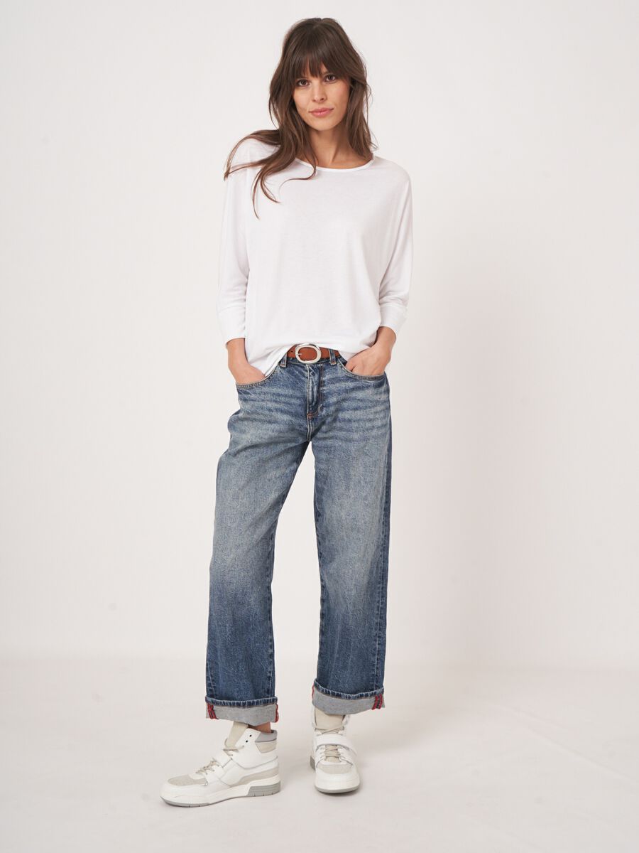 Top met 3/4 Vleermuismouwen image number 3