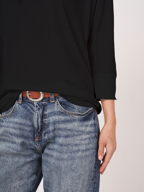 Top met 3/4 Vleermuismouwen