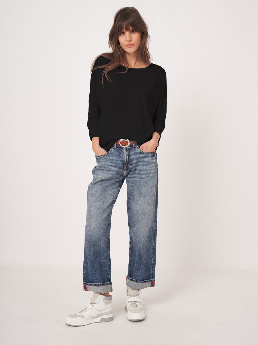 Top met 3/4 Vleermuismouwen image number 3