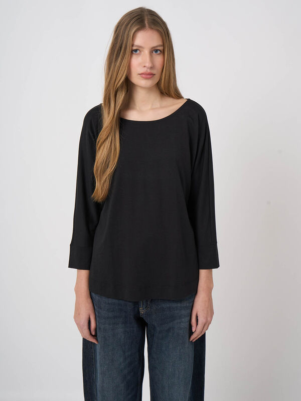 Fledermaus-Shirt mit 3/4-&Auml;rmeln image number 2