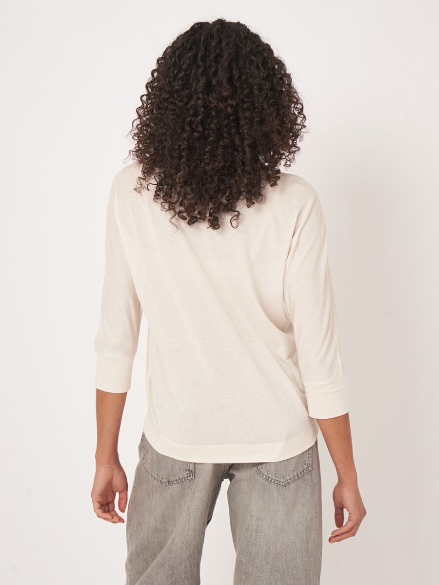 Top met 3/4 Vleermuismouwen image number 4