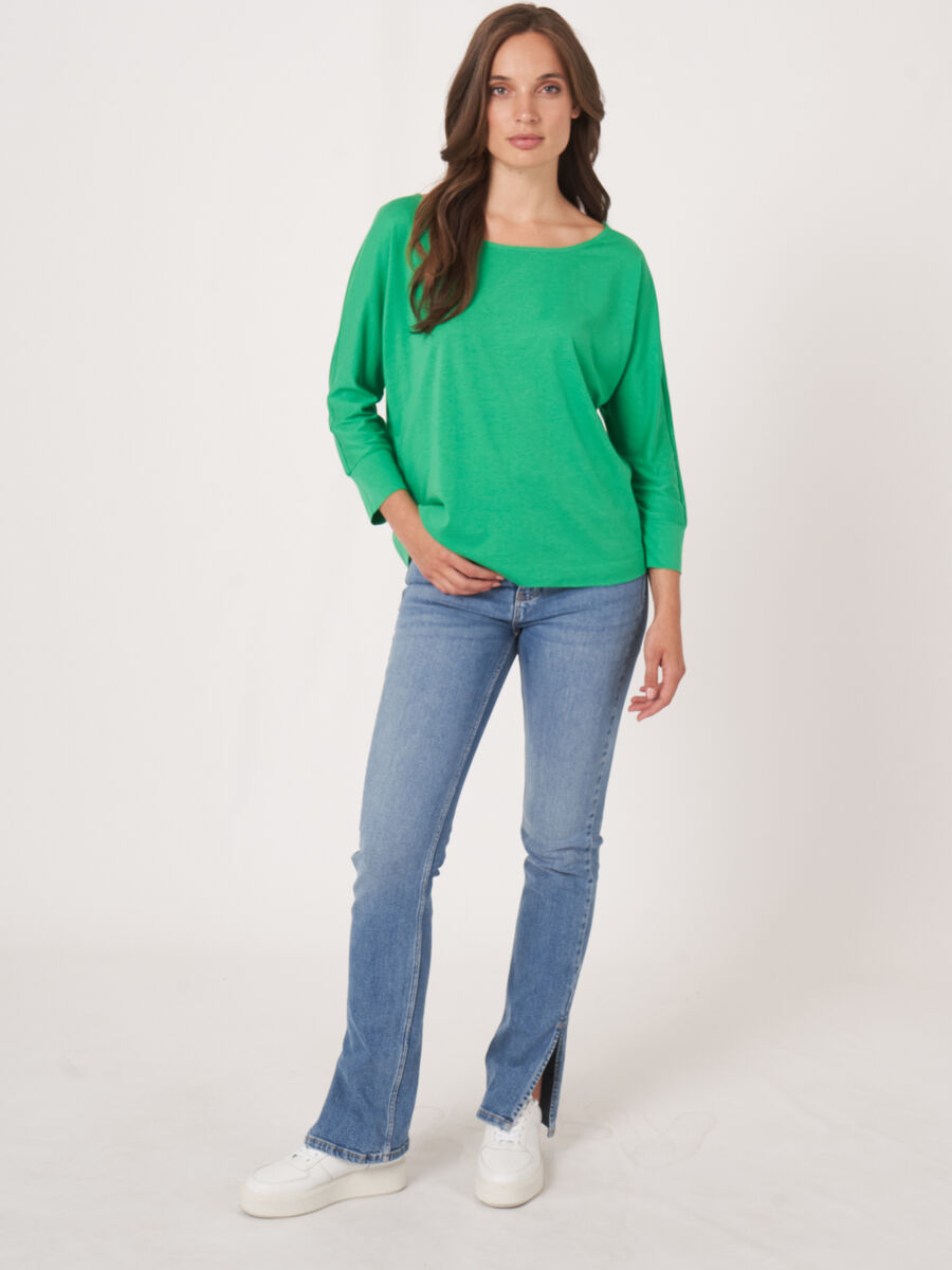 Top met 3/4 Vleermuismouwen image number 4