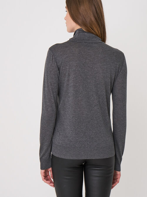 Langarm Shirt mit Rollkragen