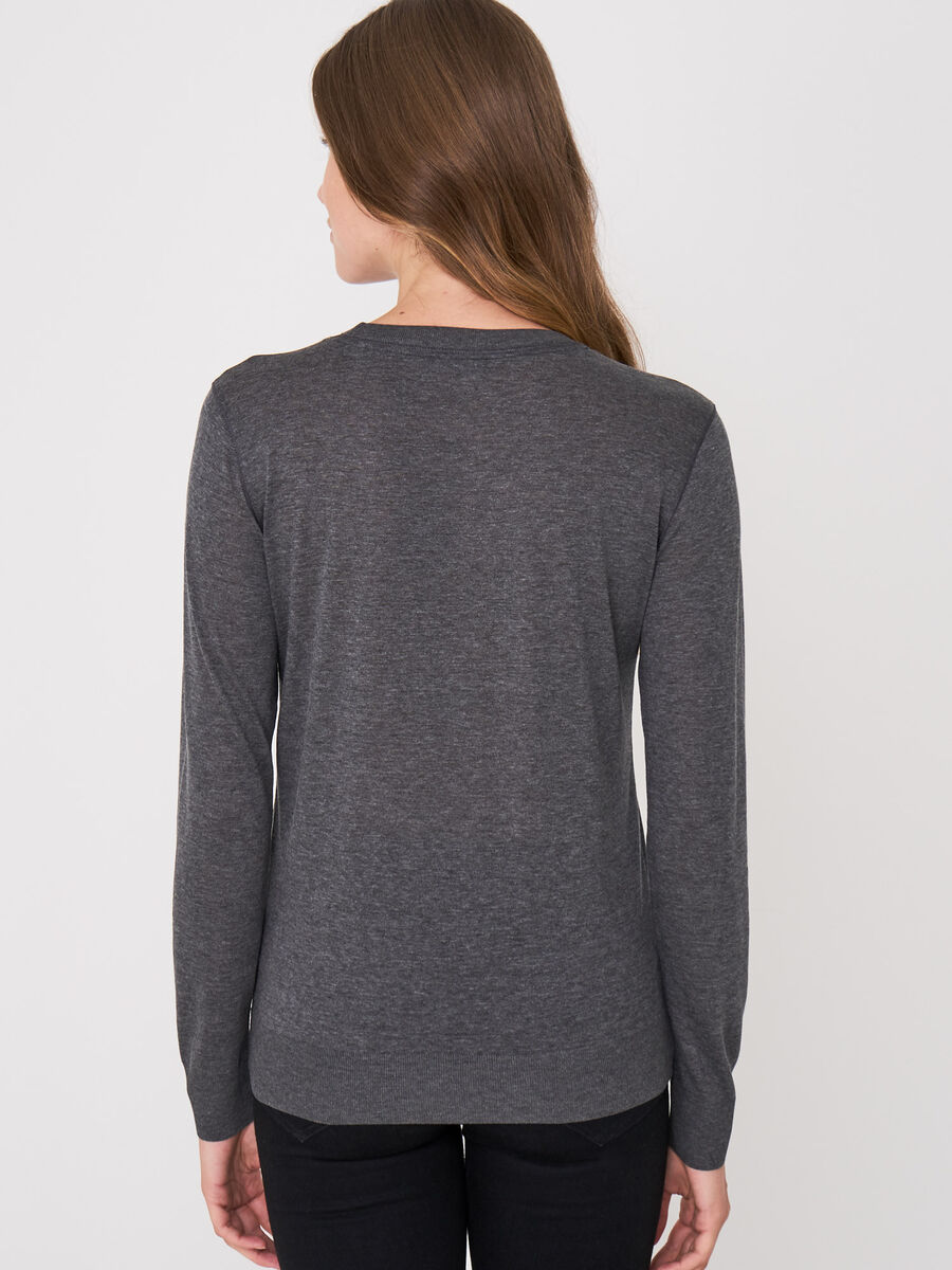 Langarm Shirt mit Rundhalsausschnitt image number 2