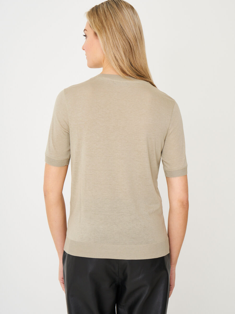 T-Shirt aus hochwertiger Lyocell-Baumwollmischung image number 1