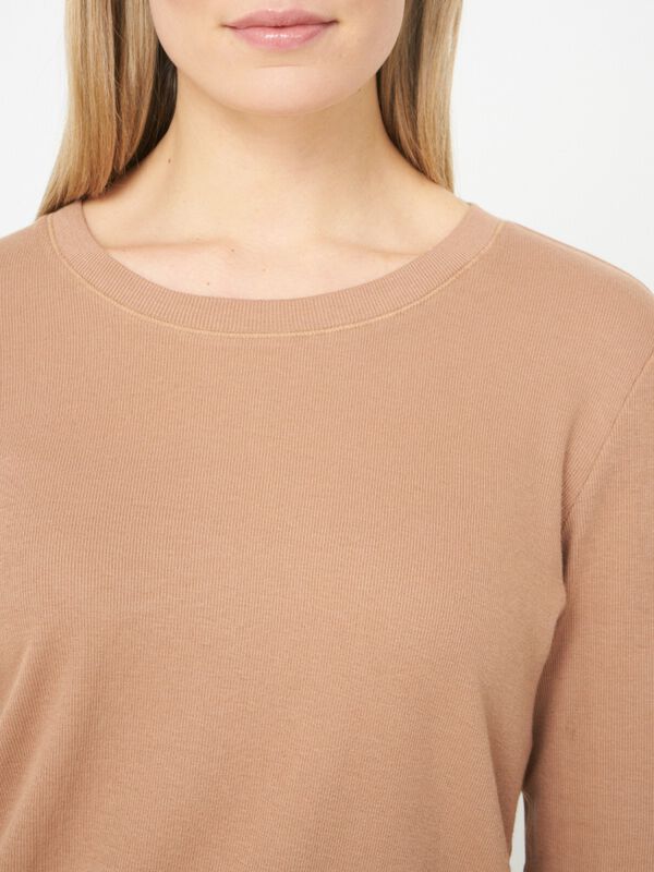Langarm-Top aus Feinripp-Jersey image number 2