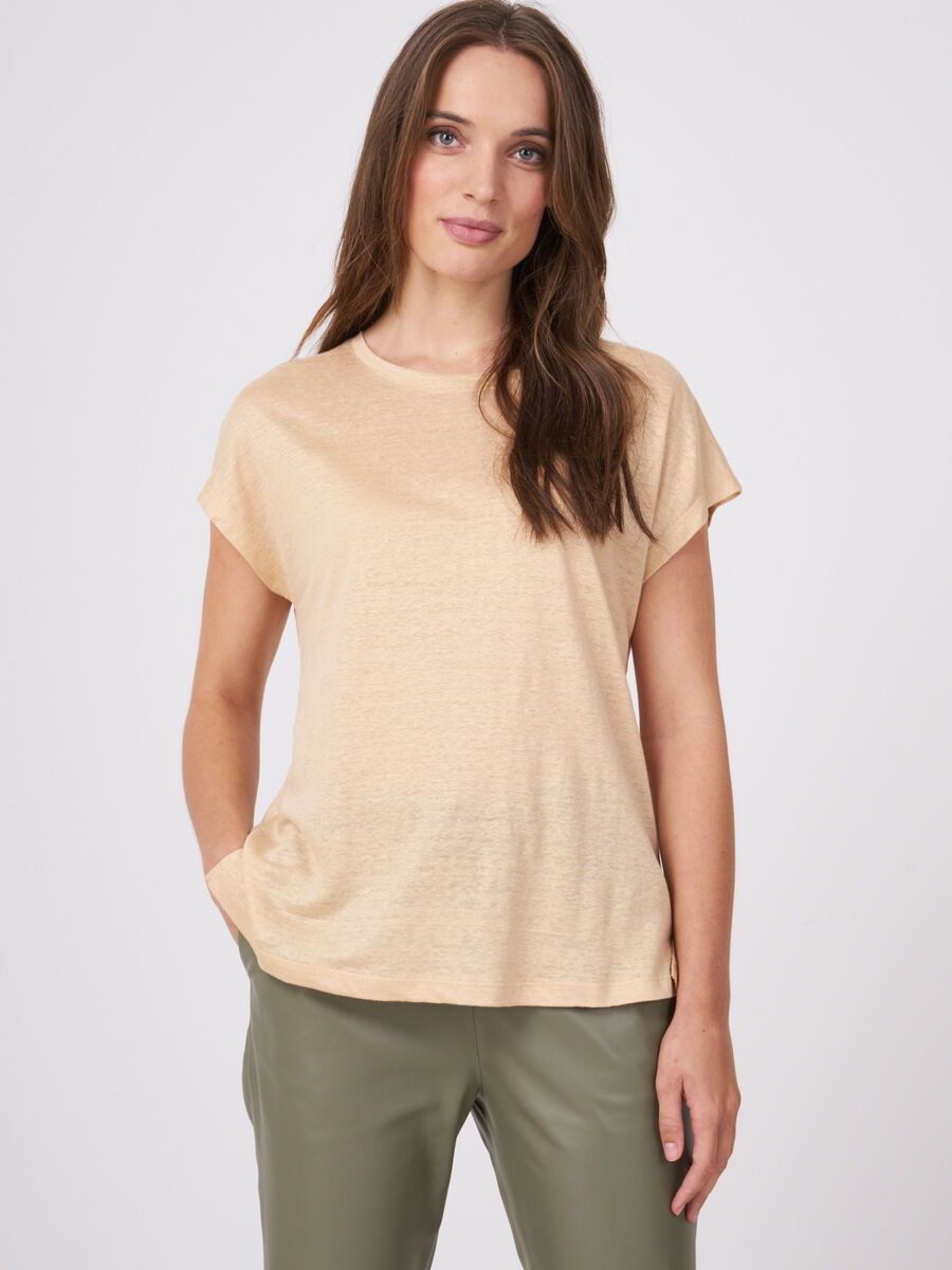 Linen sleeveless top image number 0