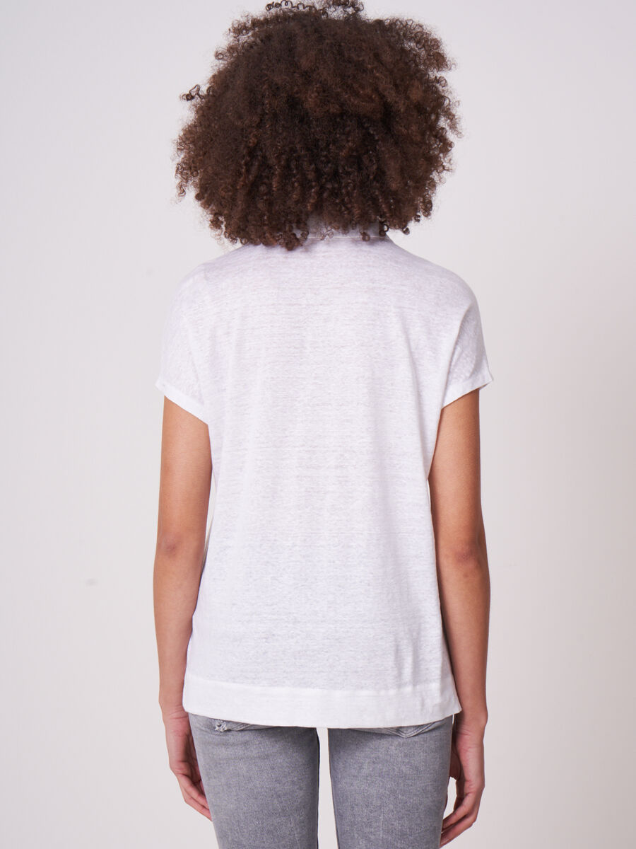 Linen shirt top image number 1