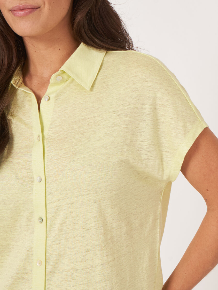 Haut de chemise en lin image number 2