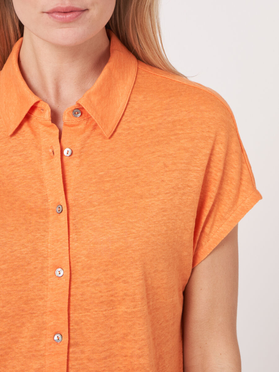 Haut de chemise en lin image number 2