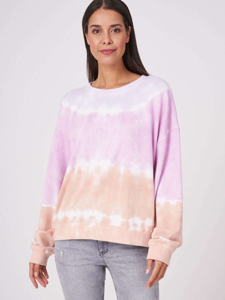 Pastel tie dye sweatshirt image number 0
