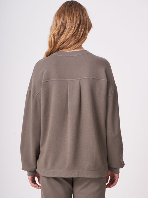 Pure cotton sweatshirt