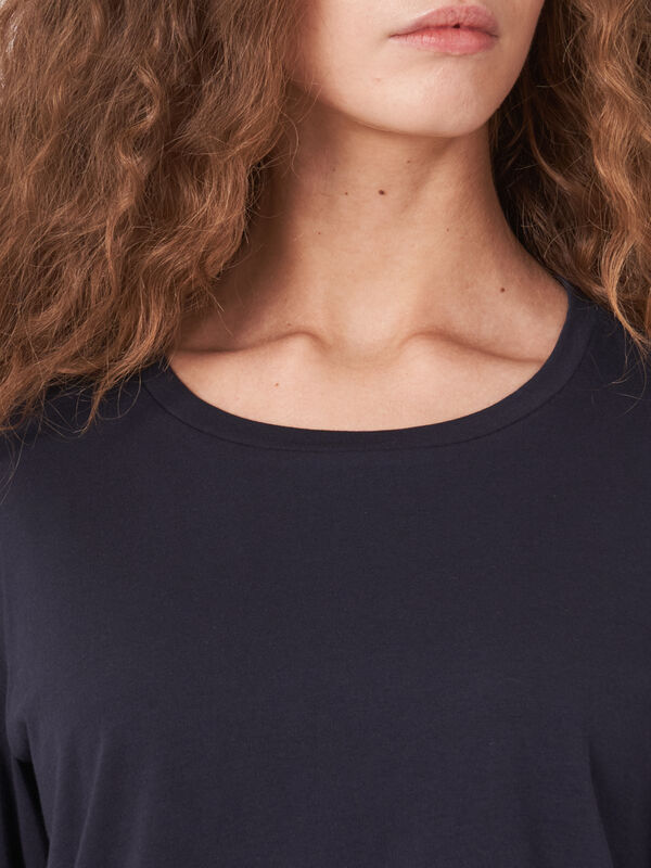 T-Shirt mit 3/4-Ärmeln mit elastischem Bündchen und Rüsche image number 3