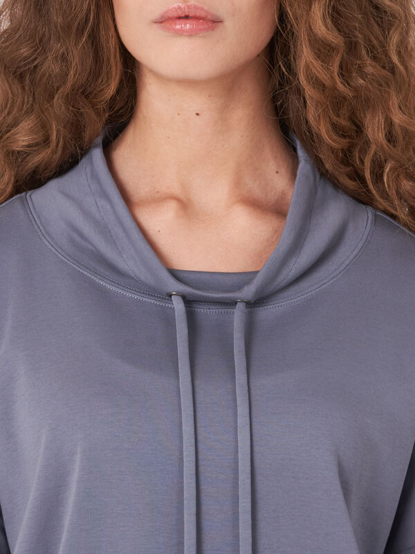 Pull sweat avec cordon de serrage image number 4