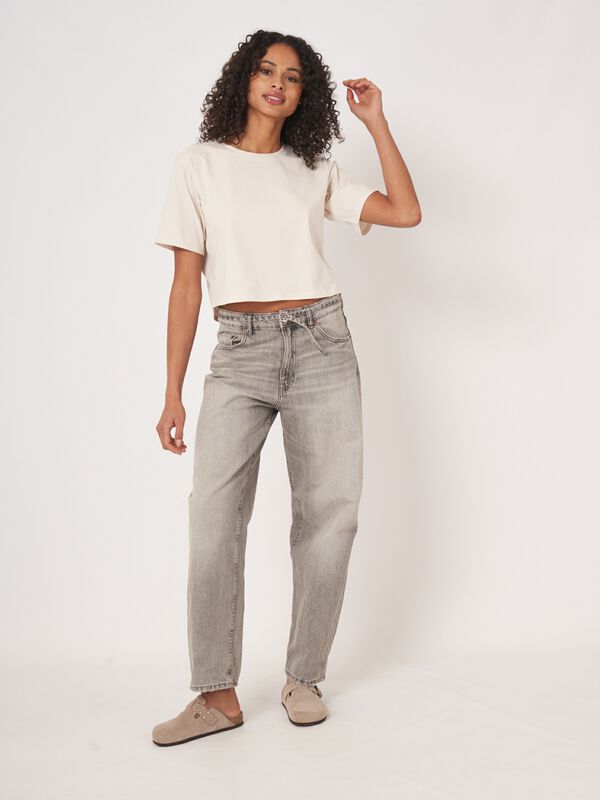 T-shirt coupe courte carr&eacute;e image number 3