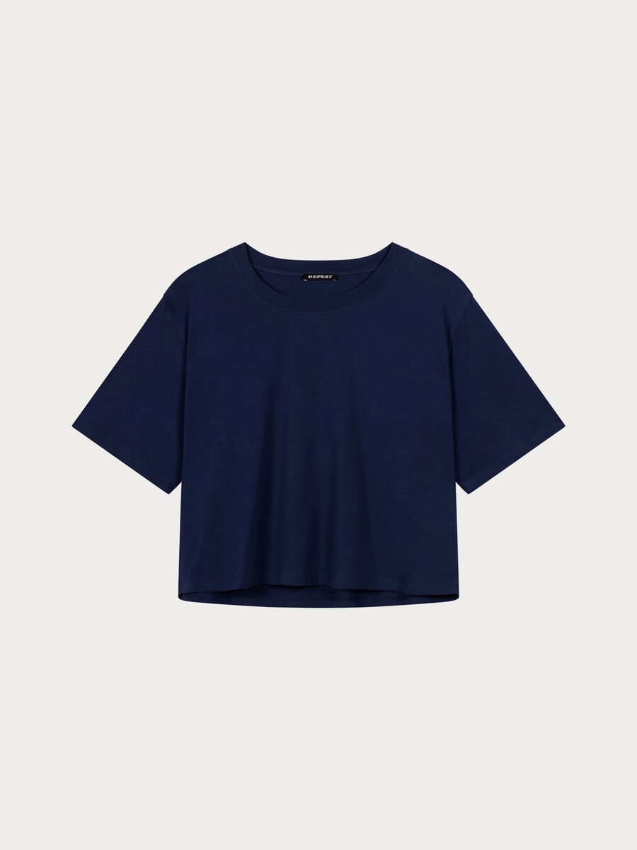 Boxy T-Shirt aus Premium-Stretch-Baumwolle image number 4