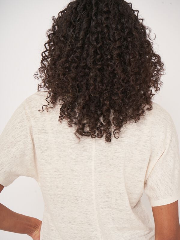 Damen T-Shirt aus 100% Leinen &ndash; Loose Fit image number 3