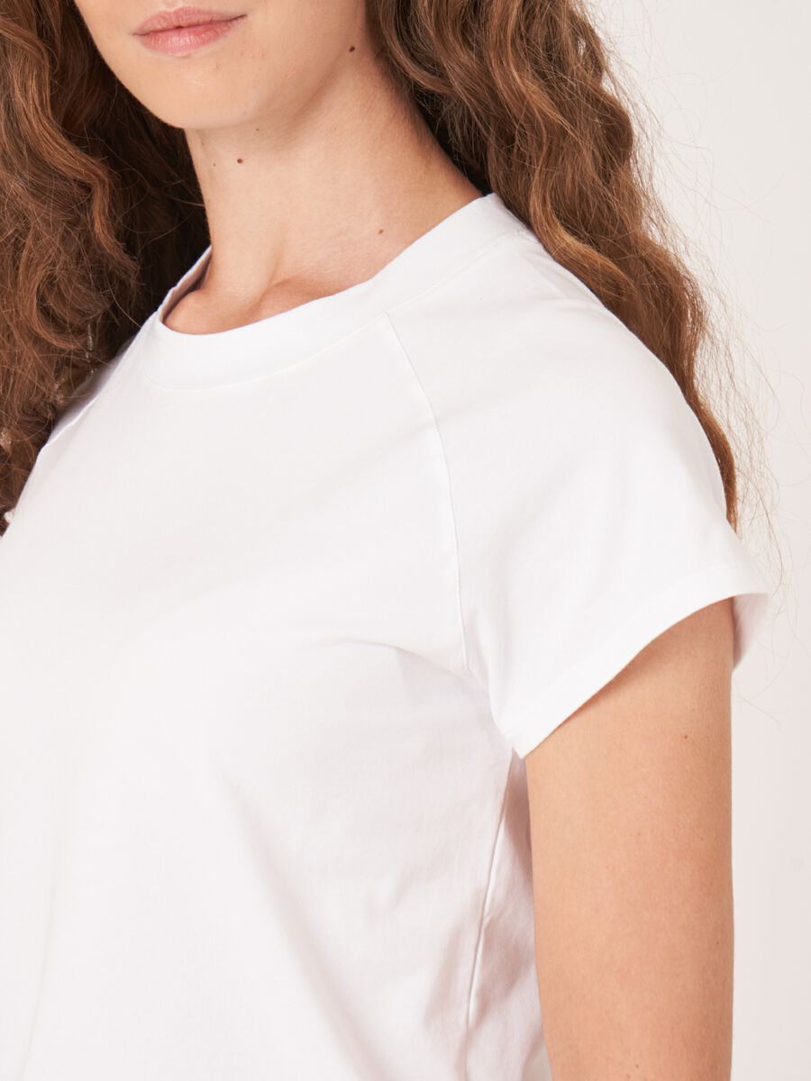 T-shirt en coton à manches raglan image number 2