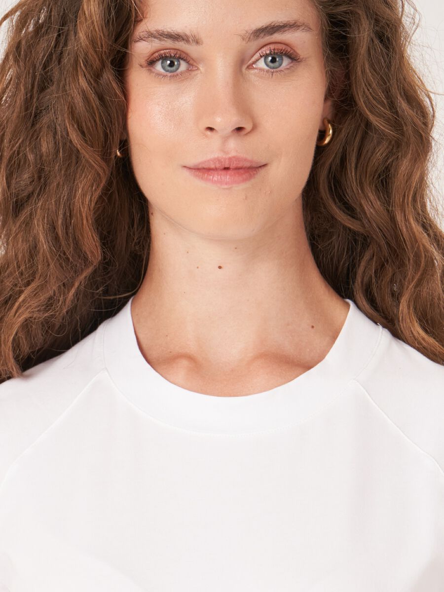 T-shirt en coton à manches raglan image number 3