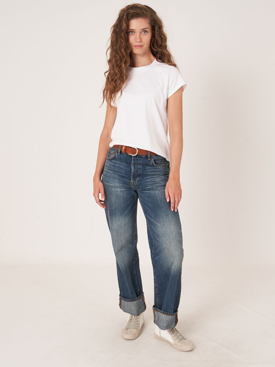 T-shirt en coton à manches raglan image number 4