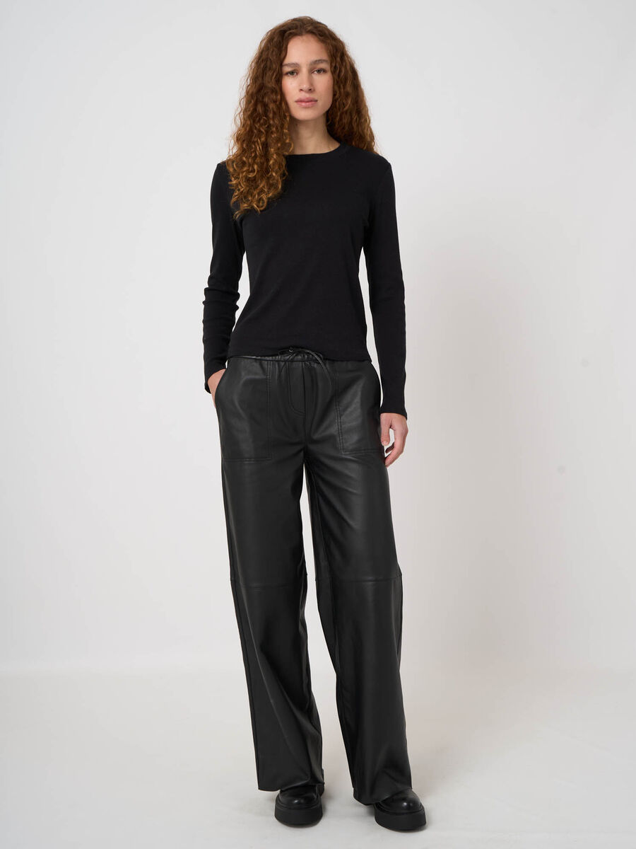 Geripptes Kaschmir-Baumwoll-Longsleeve image number 4