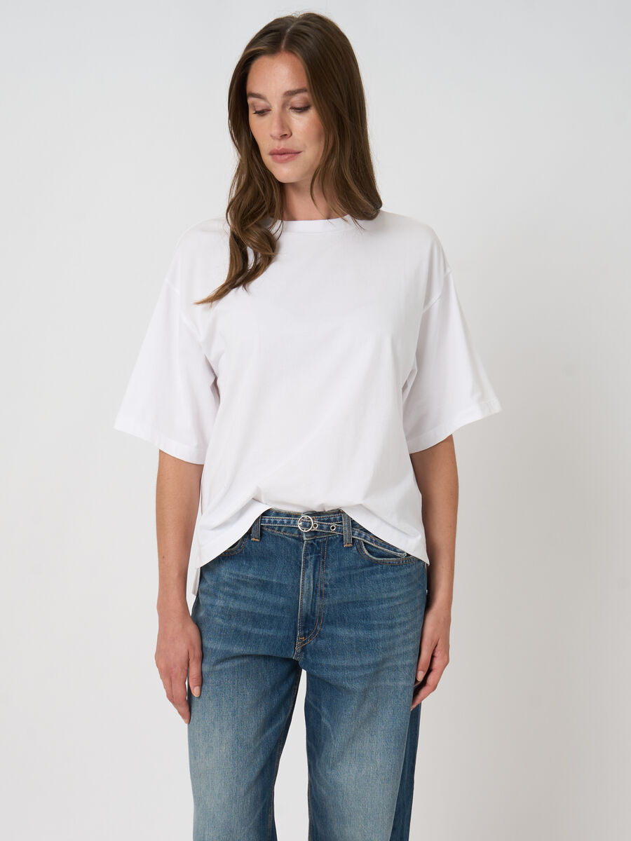 Boxy stretch-cotton t-shirt image number 4