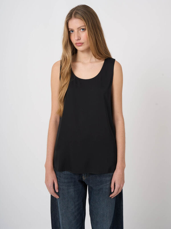 Silk tank top image number 3