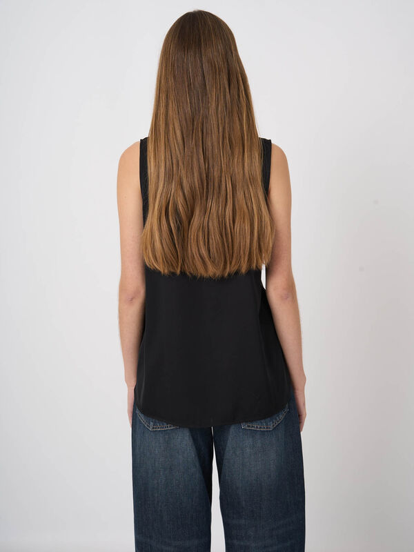 Silk tank top image number 4