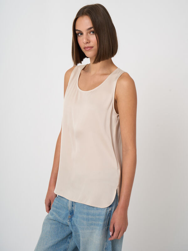 Silk tank top image number 3