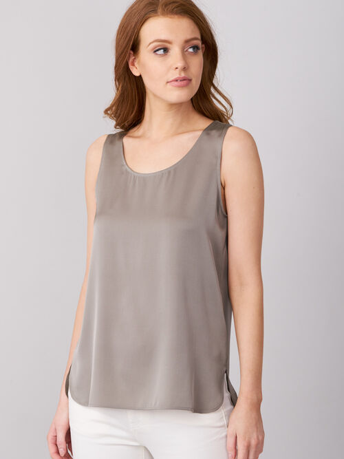 Silk tank top
