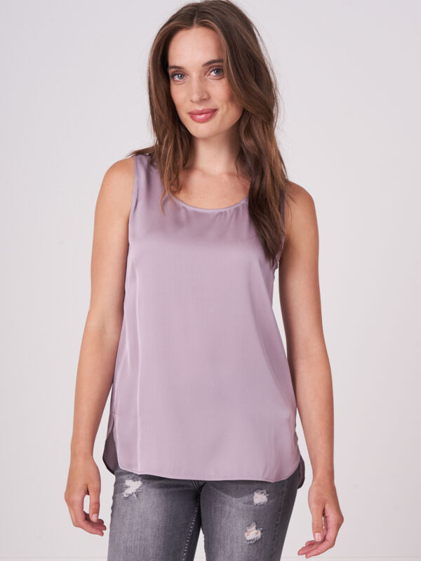 Seidentop mit Rundhalsausschnitt image number 0