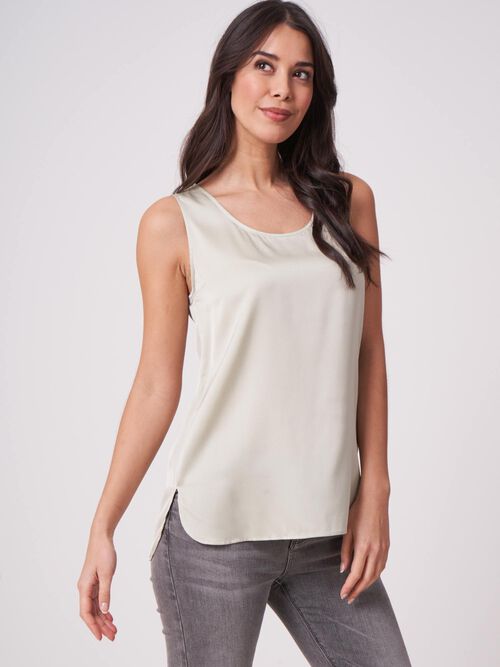 Silk tank top