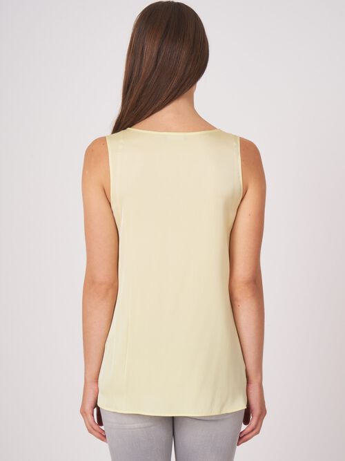 Silk tank top