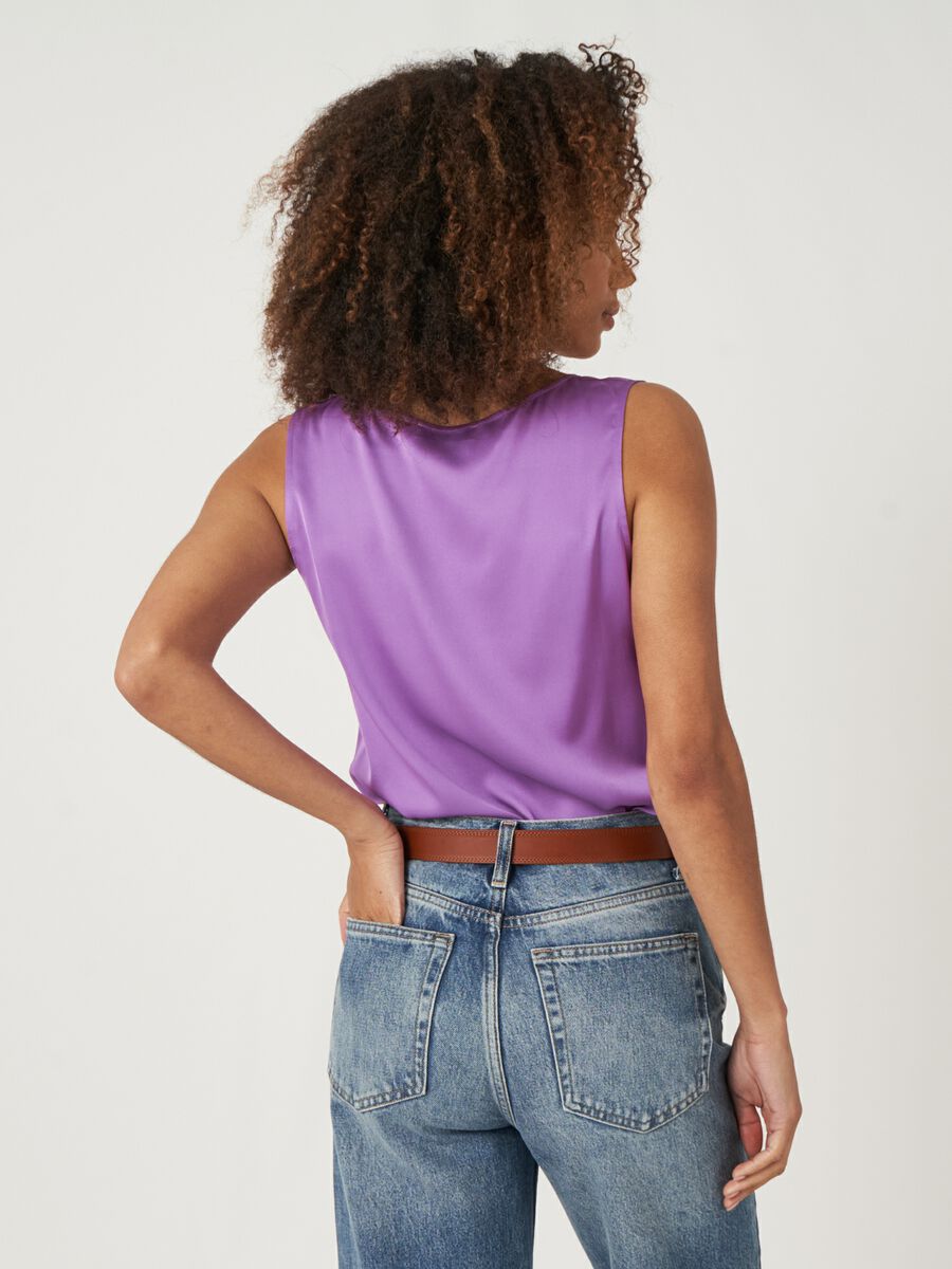 Silk tank top image number 1