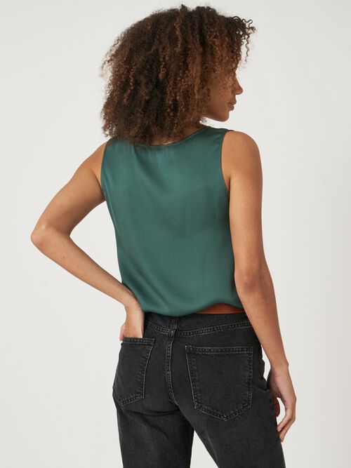 Silk tank top