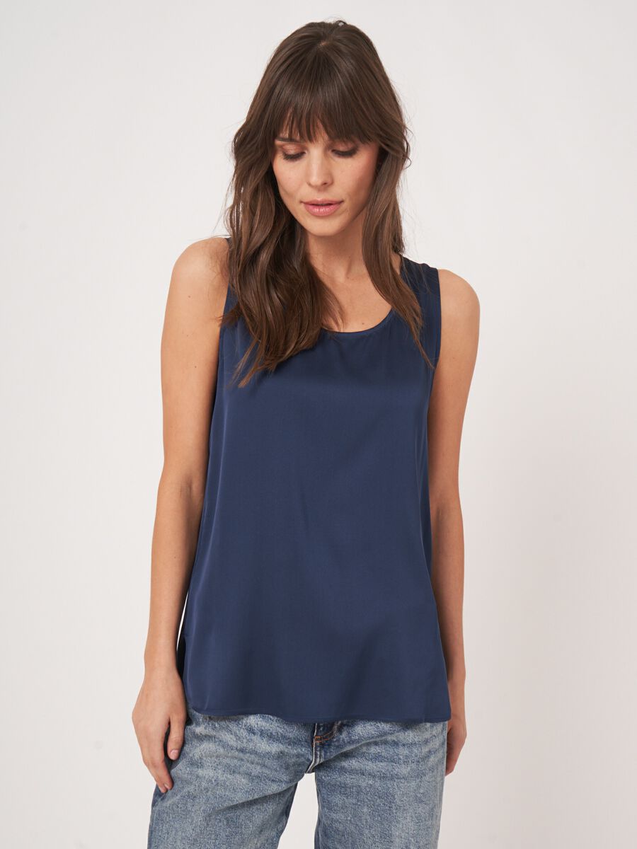 Silk tank top image number 1